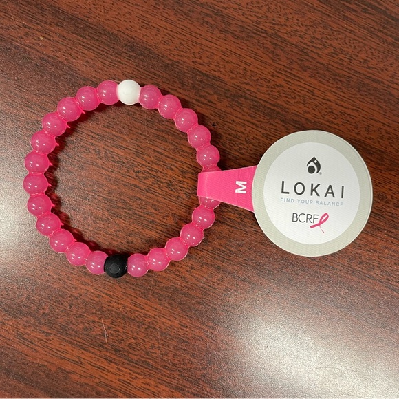 Lokai Breast Cancer Pink Bracelet Choose Sizes Small and Medium - Picture 3 of 6